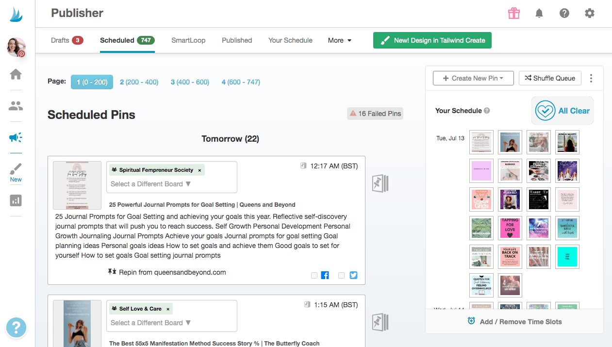 the best apps for entrepreneurs including Tailwind