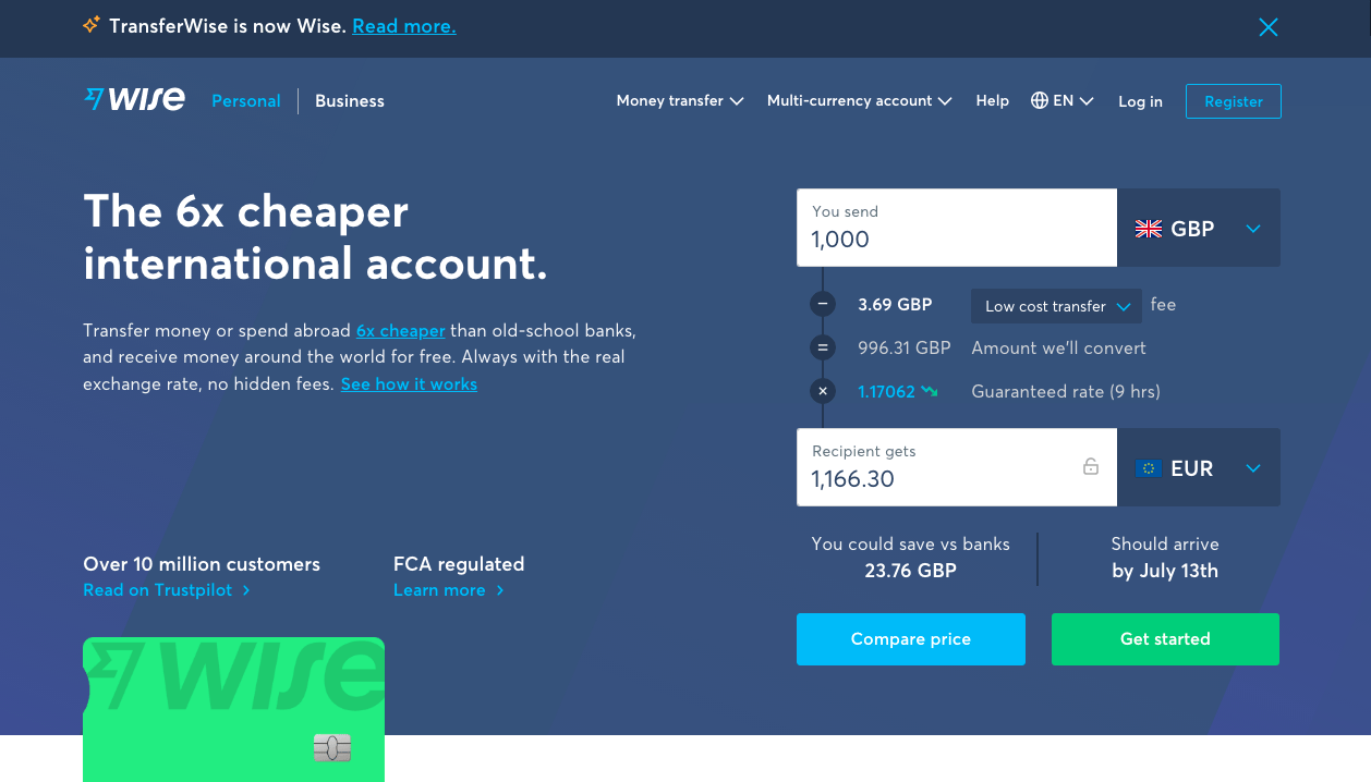 the best apps for entrepreneurs including wise, formerly transferwise